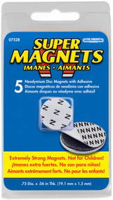 5pc Magn Disc/adhesive