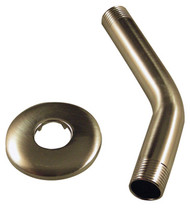 6" Ni Shwr Arm/flange