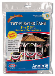 2pk Patriotic Pleat Fan