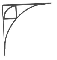 8"blk Stl Shelf Bracket