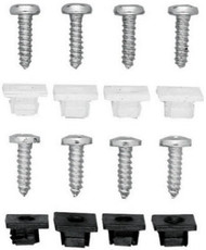 4pk Blk Licens Fastener