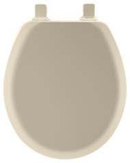 Bone Rnd Wd Toilet Seat