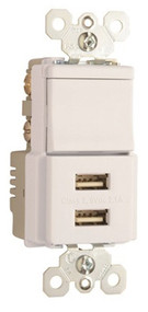 Wht Switch/usb Charger