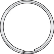 50pk 2" Split Key Ring