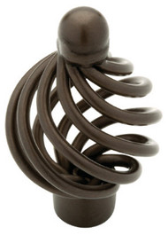1-1/4"brz Birdcage Knob