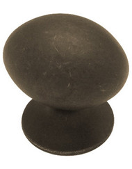 1-1/8"brz Football Knob
