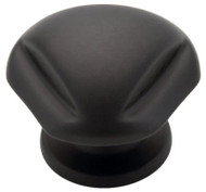 11/4" Blk Tria Top Knob