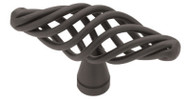 2-1/2" Blk Birdcag Knob