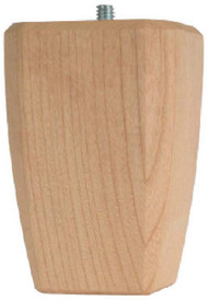 2-1/2x4 Hardwd Bun Feet