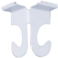 2pk Wht Ceil Track Hook