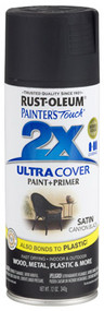 Pt2x12oz Sat Blk Paint