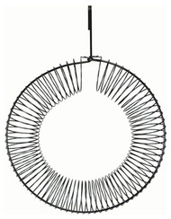 Blk Peanut Bird Feeder