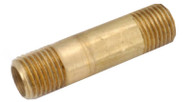 1/4x1-1/2yel Brs Nipple