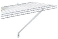 6'x12" Wht Shelf Kit