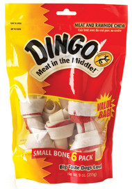 Dingo 6pk Sm Raw Bone