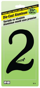 3-1/2" Blk Alu Number 2