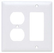 Wht 2g Decor/dplx Plate