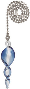 12"blu Twist Pull Chain
