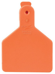 25pk 1pc Org Calf Z Tag