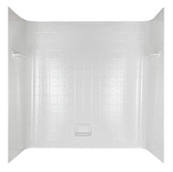 1pc Wht Bathtub Wallset