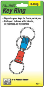 3wy Pull Apart Key Ring