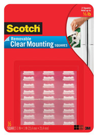 35pk11/16" Clr Square