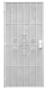 32" Wht Stl Secur Door