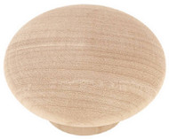 1-3/4x3/4 Rnd Wd Knob