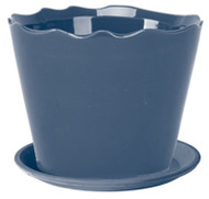 5.91" Teal Cyl Planter