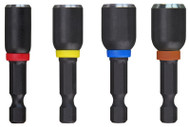 4pc 1-7/8" Magn Nut Set