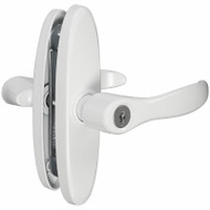 V1332 Wht Decor Lever