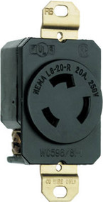 20a250v Blk Lock Outlet