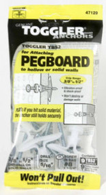 9pk 3/8-1/2 Peg Anchor