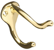 Brs Coat/hat Hook