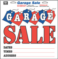 13x13 Garage Sale Sign