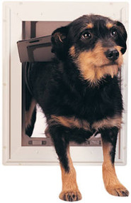 Med Wht Pet Door