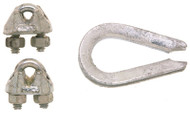 1/4" Rope Clip/thimble