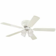 Contem 52" Wht Ceil Fan