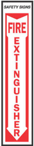 4x18 Fire Extingui Sign