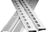 8' Wht Alu Soffit Strip