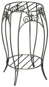 20" Blk Fin Plant Stand