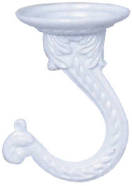 Jumbo Wht Ceil Hook