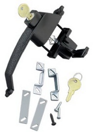 Blk Push Button Lock