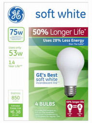 Ge 4pk 53w Ll Halo Bulb