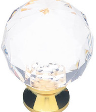 1-3/16" Brs Face Knob
