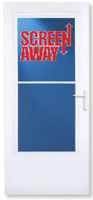 37081 32"wht Storm Door