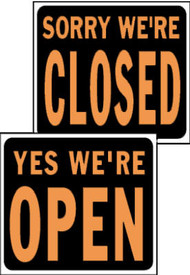 15x19 Open/closed Sign
