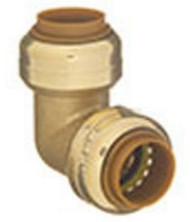 1"cop 90deg Push Elbow