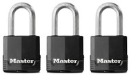 3pk 1-3/4"cover Padlock