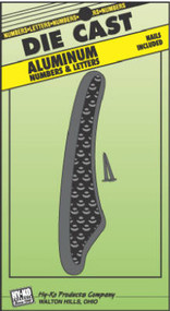 4-1/2" Blk Alu Number 1